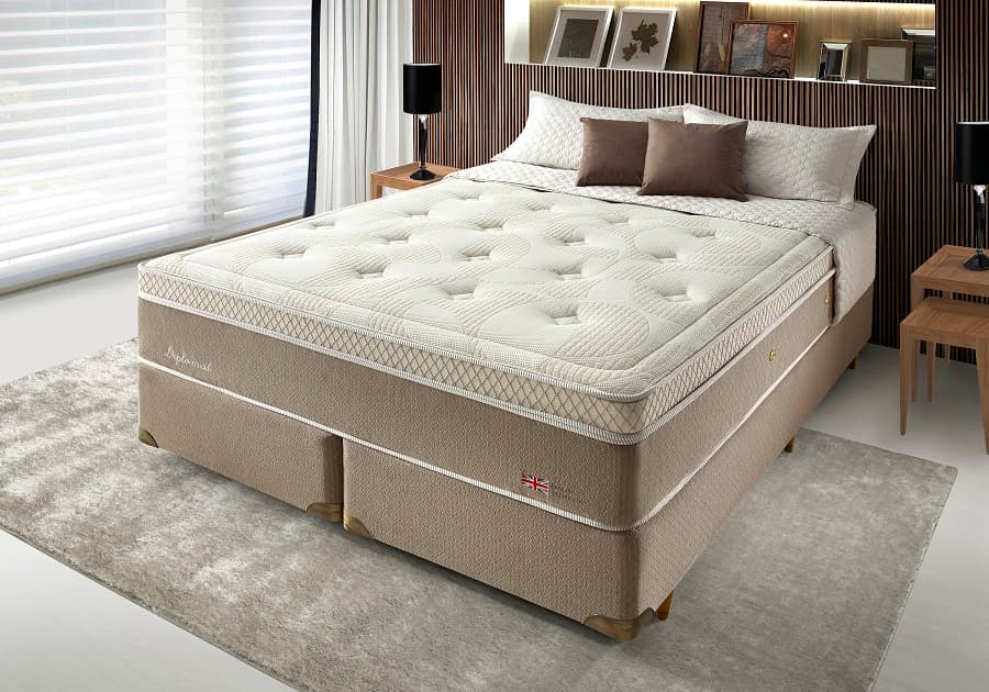 Cama Box Queen Herval Diplomat